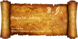 Magula Jutta névjegykártya